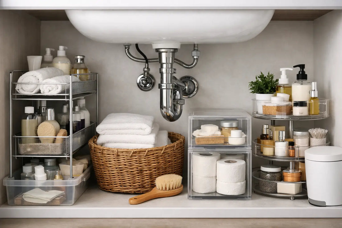 Rangement sous lavabo : 7 idées gain de place