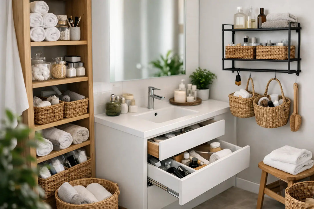 Rangement de salle de bain : gagnez de la place