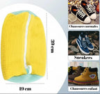 Sac De Lavage De Chaussures, Sac À Linge, Protection De Chaussures Rembourrée, Sac De Lavage De Linge En Fiber Moelleuse En Polyester, Organisateur Lavable En Machine