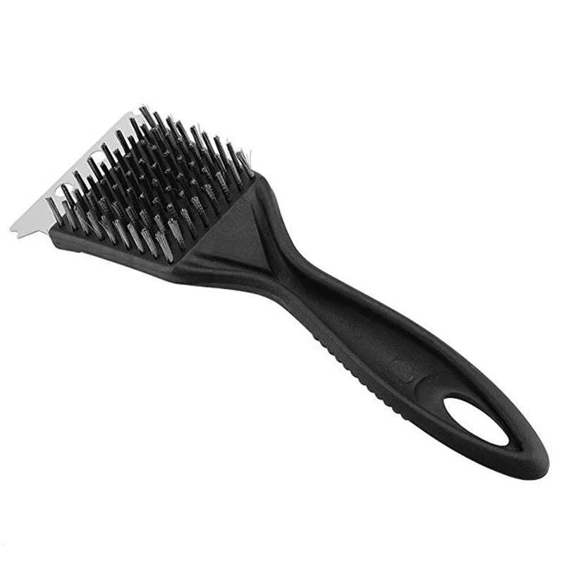 Brosse De Nettoyage Pour Barbecue, Poils En Fil D'Acier, Outil De Cuisine Durable, Kit De Gaz Pour Barbecue En Plein Air Et À La Maison, Accessoires
