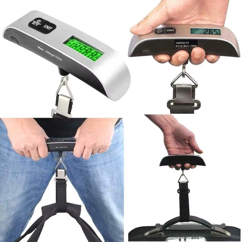 Outil De Balance Électronique Portable Avec Écran LCD Numérique, Valise De Voyage, Poids Des Bagages, Balance Des Sacs, 110Lb, 50Kg