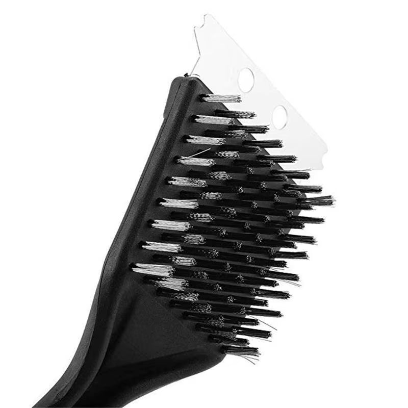 Brosse De Nettoyage Pour Barbecue, Poils En Fil D'Acier, Outil De Cuisine Durable, Kit De Gaz Pour Barbecue En Plein Air Et À La Maison, Accessoires