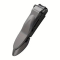 Coupe-Ongles Avec Receveur, Coupe-Ongles Sans Éclaboussures Avec Lame Incurvée Tranchante Et Lime À Ongles En Verre, Mâchoire Large, 1 Pièces
