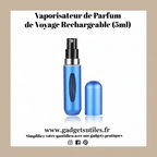 Vaporisateur de Parfum de Voyage Rechargeable (5ml) – Remplissage Express Gadgets Utiles